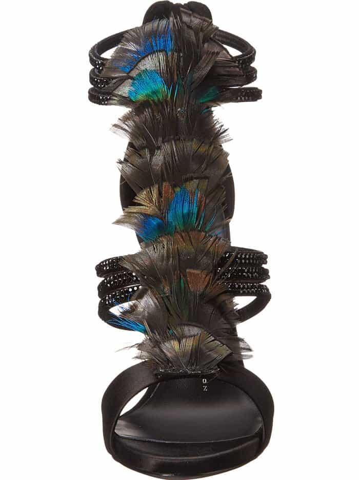 Giuseppe Zanotti Coline Feather Sandals