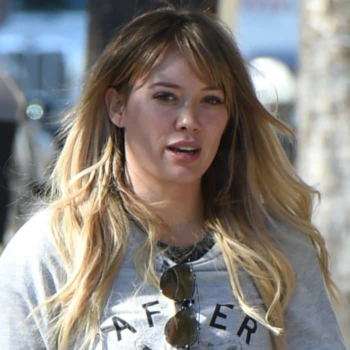 Hilary Duff with no makeup