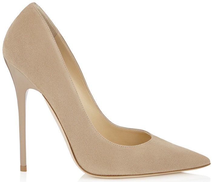 The Anouk pointy toe pump is characterized by its clean, simple silhouette