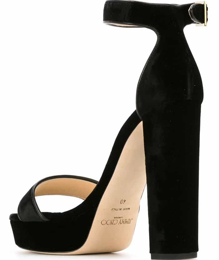 Black Jimmy Choo "Holly" Sandals