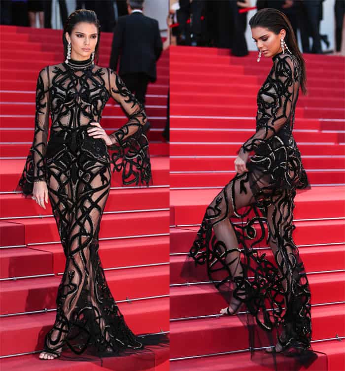 Kendall Jenner at the premiere of ‘Mal de Pierres’ (From the Land of the Moon) at the Grand Theatre Lumiere in Cannes on May 15, 2016