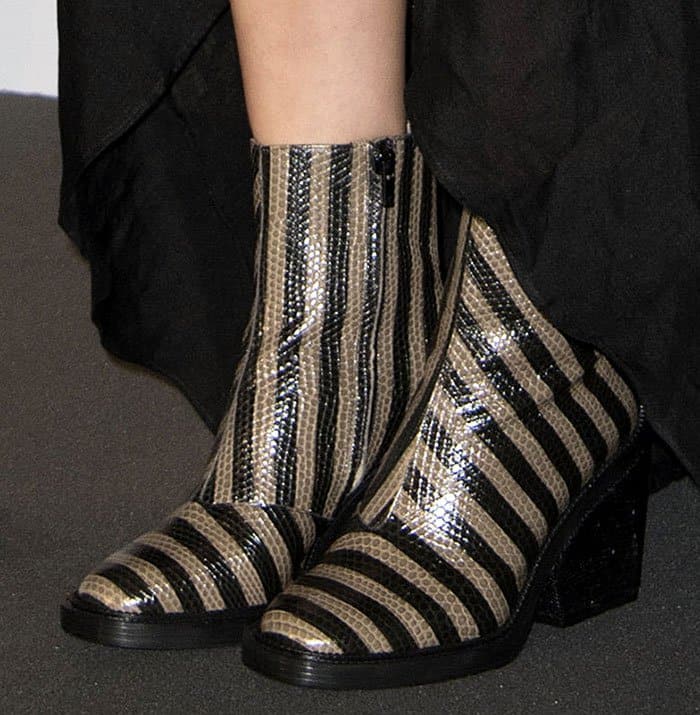 marion-cotillard-robert-clergerie-stripe-lizard-boots