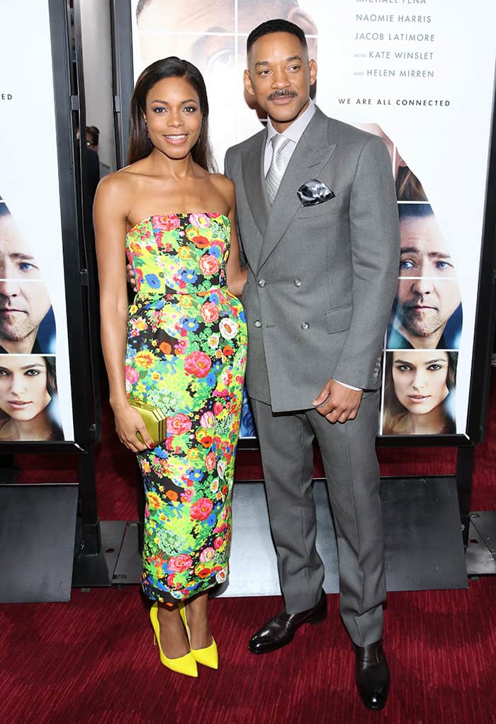 Naomie Harris and Will Smith at the "Collateral Beauty" New York Premiere