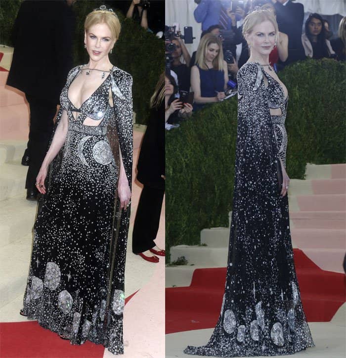 Nicole Kidman at the Metropolitan Museum of Art Costume Institute Gala: Magnus x Machina: Fashion in the Age of Technology at the Met Museum in New York on May 2, 2016