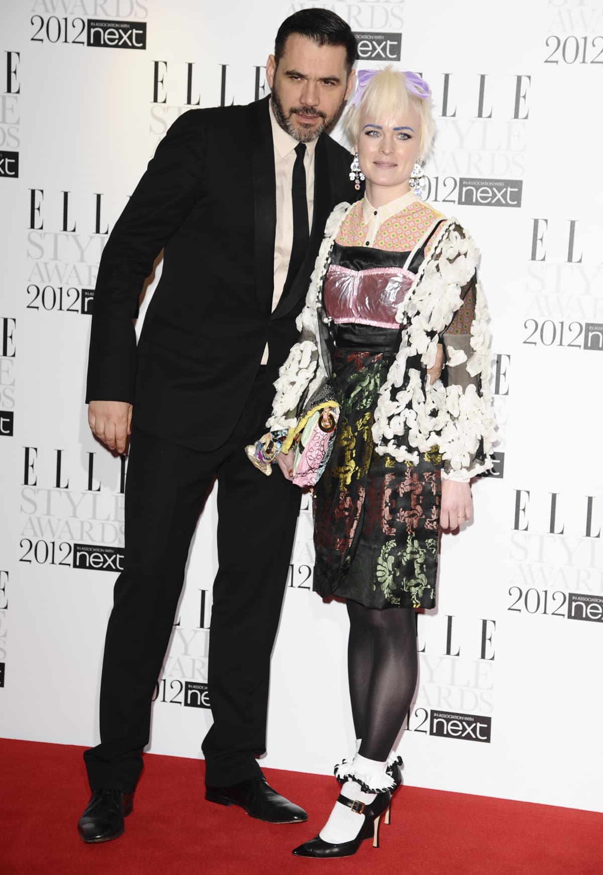 Fashion designers Roland Mouret and Louise Gray arrive for The Elle Style Awards