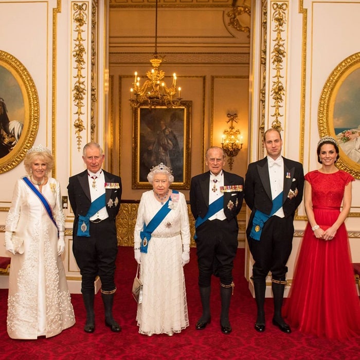 The Queen and the Royal Family welcome the world's Ambassadors and High Commissioners from the UK's diplomatic community to Buckingham Palace for the annual Diplomatic Reception.