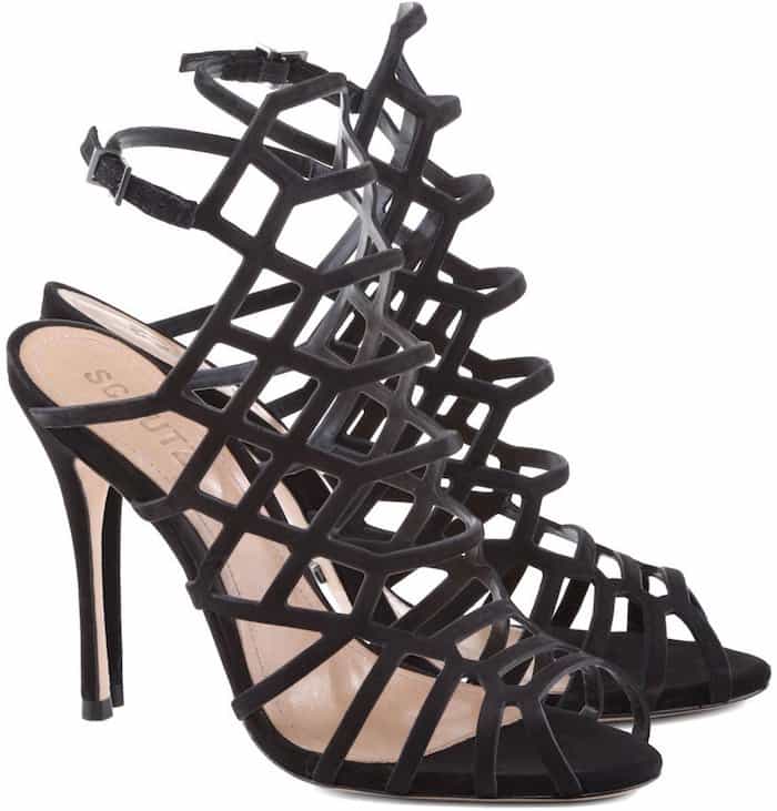 Schutz "Juliana" Cage Sandals