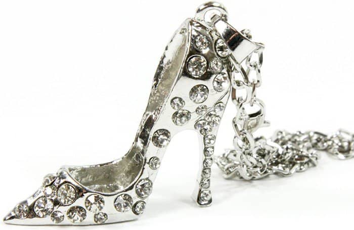 Sparkling High Heel Car Charms For Rear View Mirror