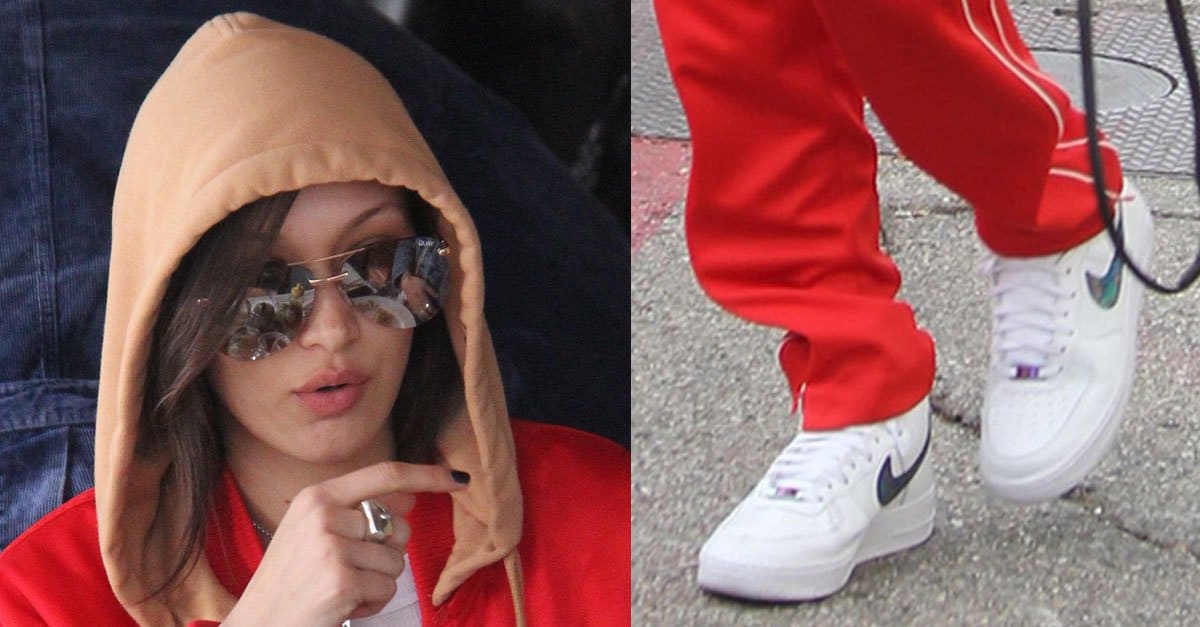 bella hadid nike sneakers