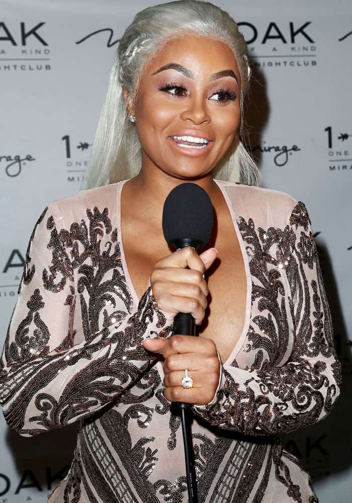 Blac Chyna guest hosts at 1 Oak Nightclub inside The Mirage on Las Vegas on January 7, 2017