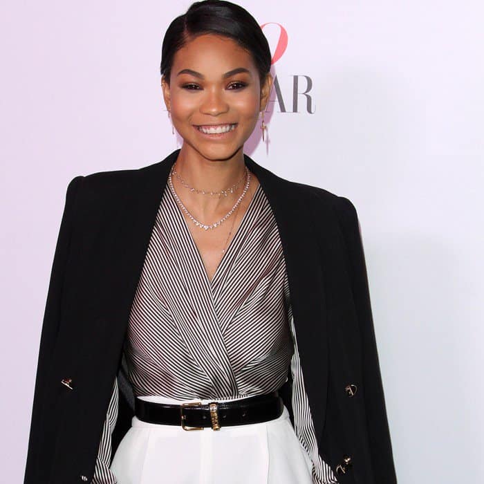 Chanel Iman's feminine and chic take on the jumpsuit