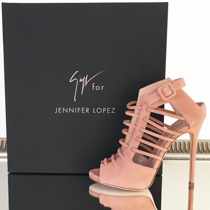 Giuseppe for Jennifer Lopez 'Jen' Laser Cutout Booties