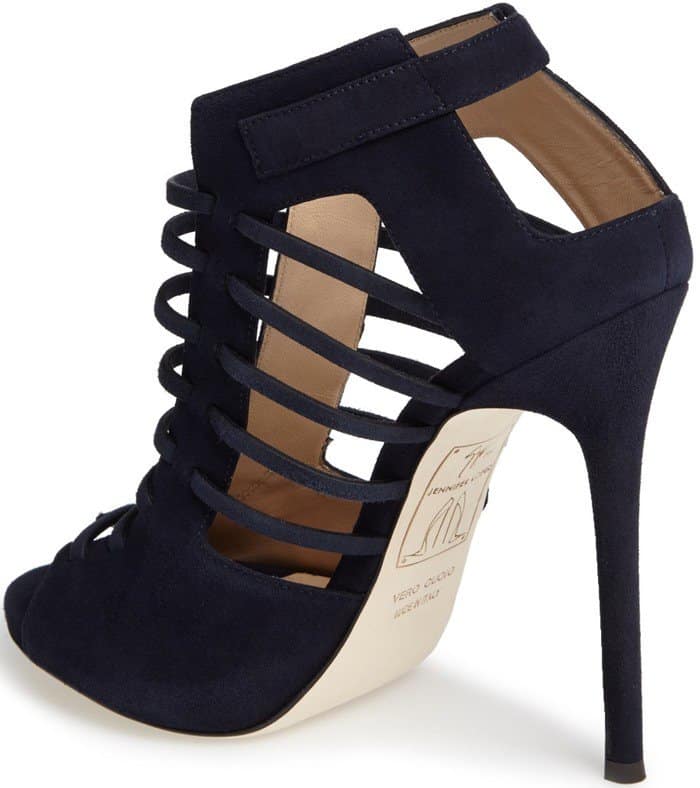 Giuseppe for Jennifer Lopez 'Jen' Laser Cutout Booties