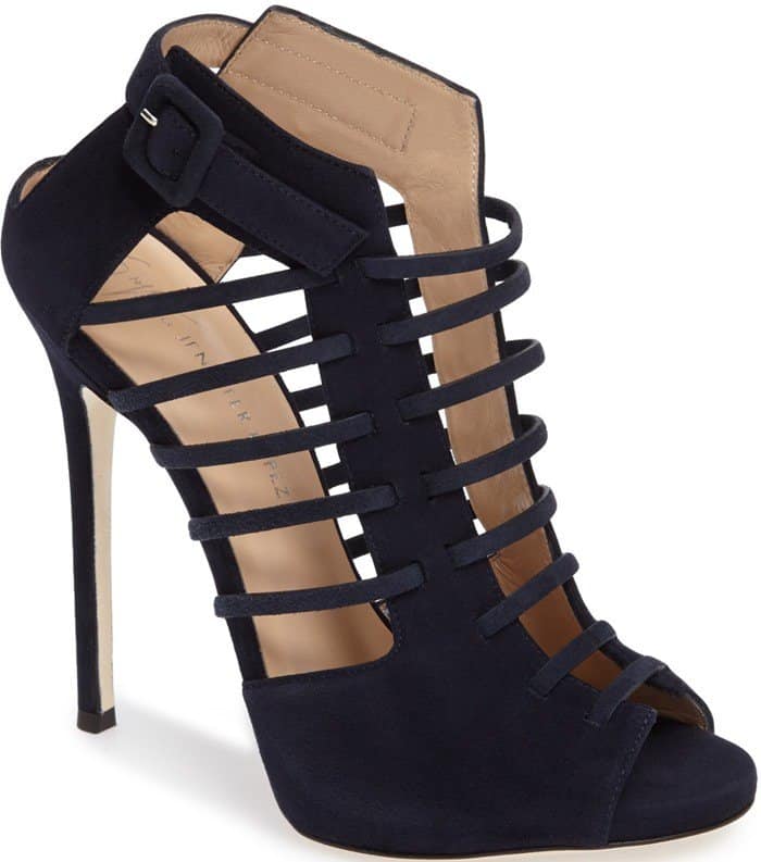 Giuseppe for Jennifer Lopez 'Jen' Laser Cutout Booties