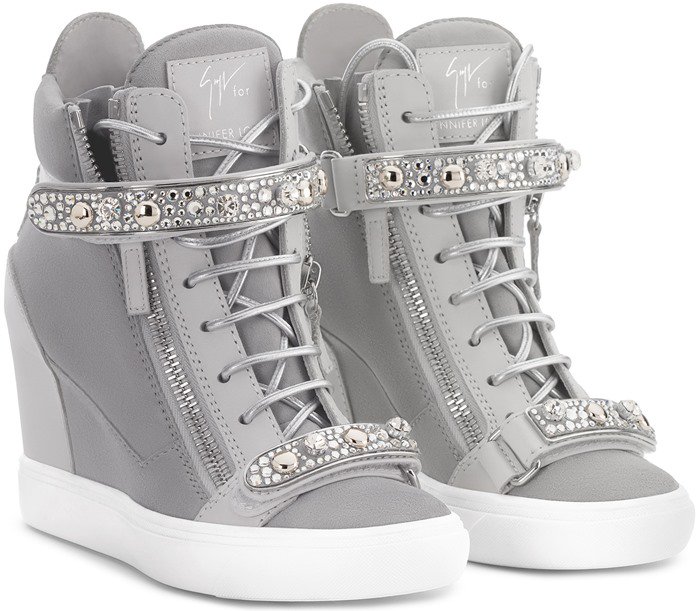 Giuseppe Zanotti Giuseppe for Jennifer Lopez 'Tiana' Hidden Wedge Sneaker