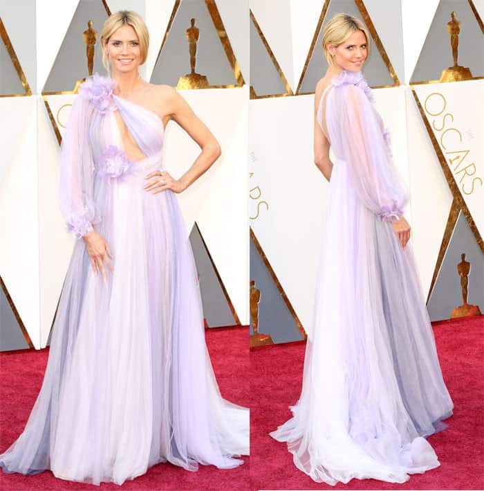 Heidi Klum at the 88th Annual Academy Awards in Los Angeles on February 28, 2016