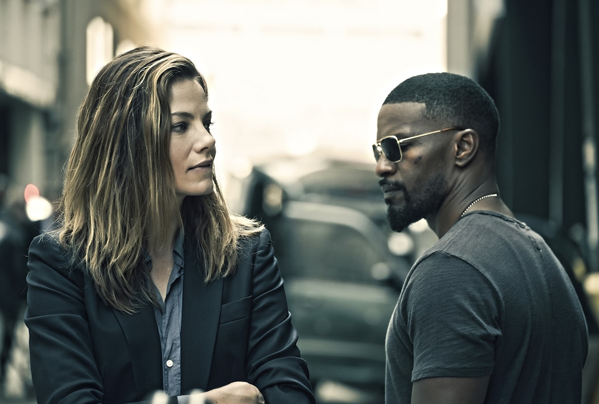 Jamie Foxx lost a tooth during a fight scene with Michelle Monaghan in the thriller "Sleepless