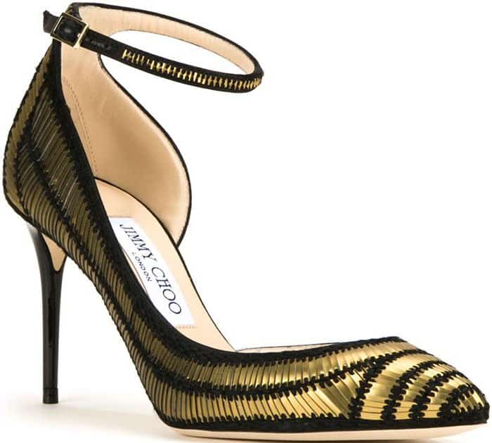 Jimmy Choo Lucy d'Orsay Suede Pumps