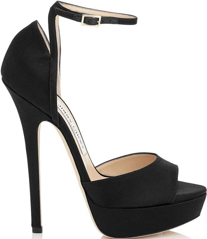 Jimmy Choo Pearl Satin Sandals