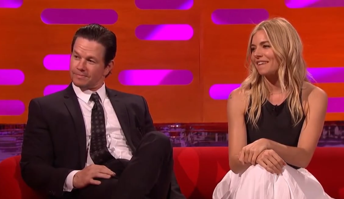 Sienna Miller revealed she lactated on Mark Wahlberg the first time they met