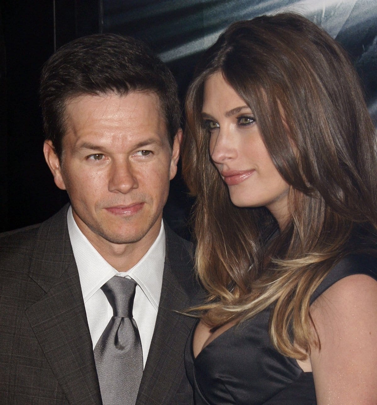 Mark Wahlberg met his taller wife Rhea Durham at a press junket in New York in 2001