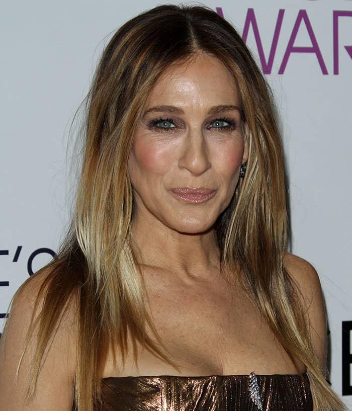 Sarah Jessica Parker in J. Mendel dress