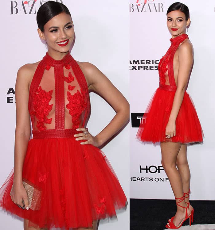 Victoria Justice at Harper’s Bazaar's 150 Most Fashionable Women celebration