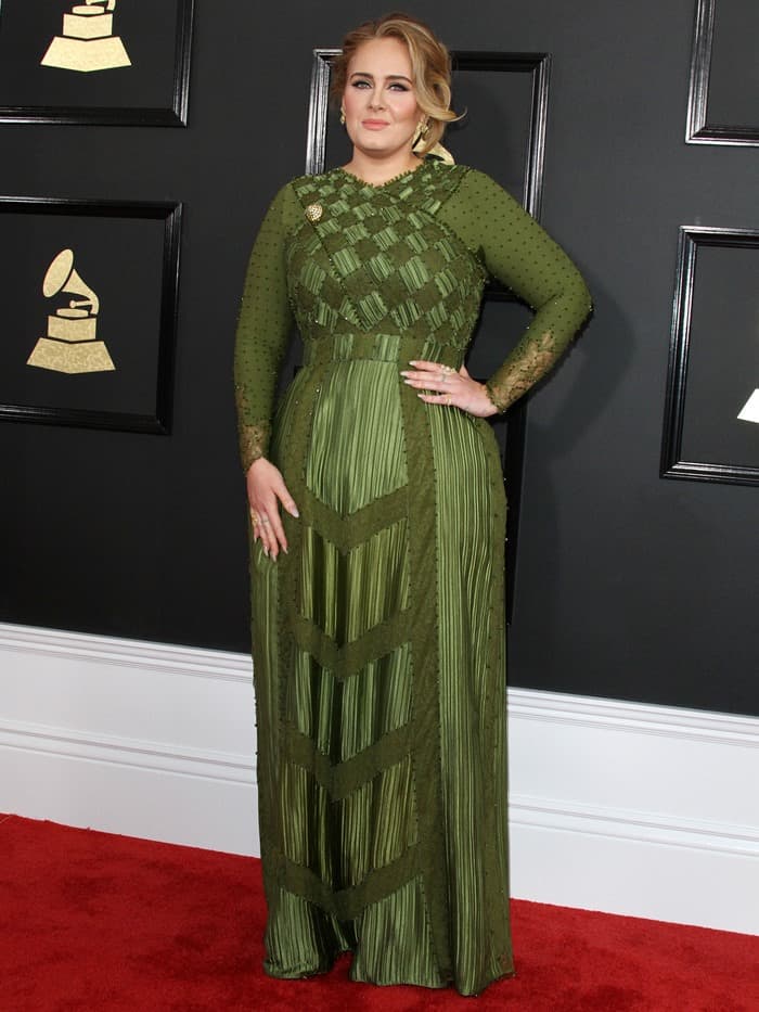 Adele made the red carpet her own at the 59th Annual GRAMMY Awards 2017