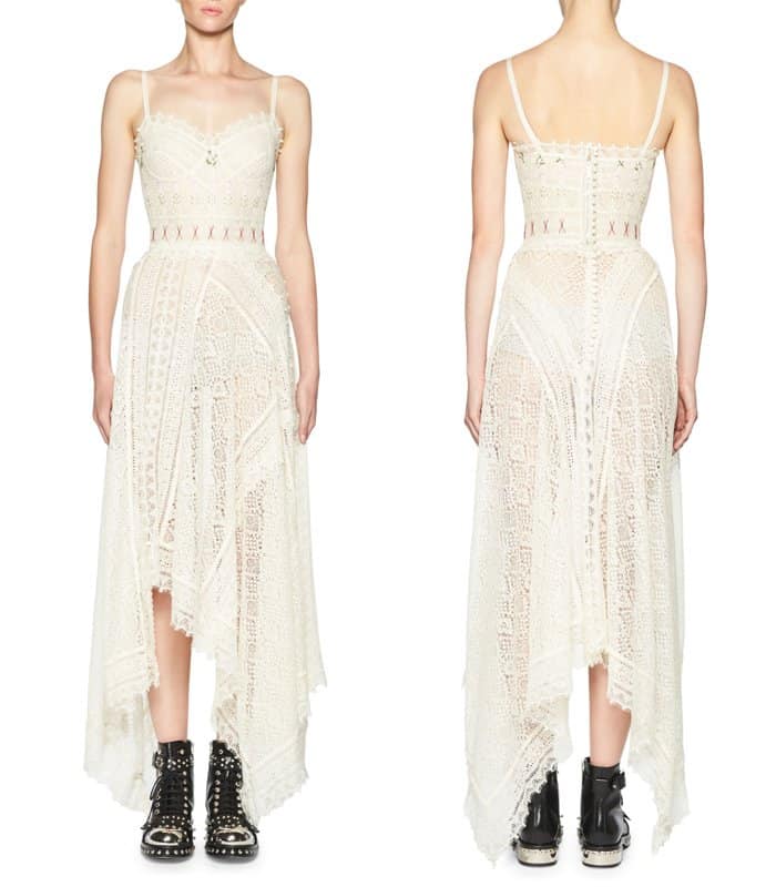 Alexander McQueen Corset Bodice Lace Gown