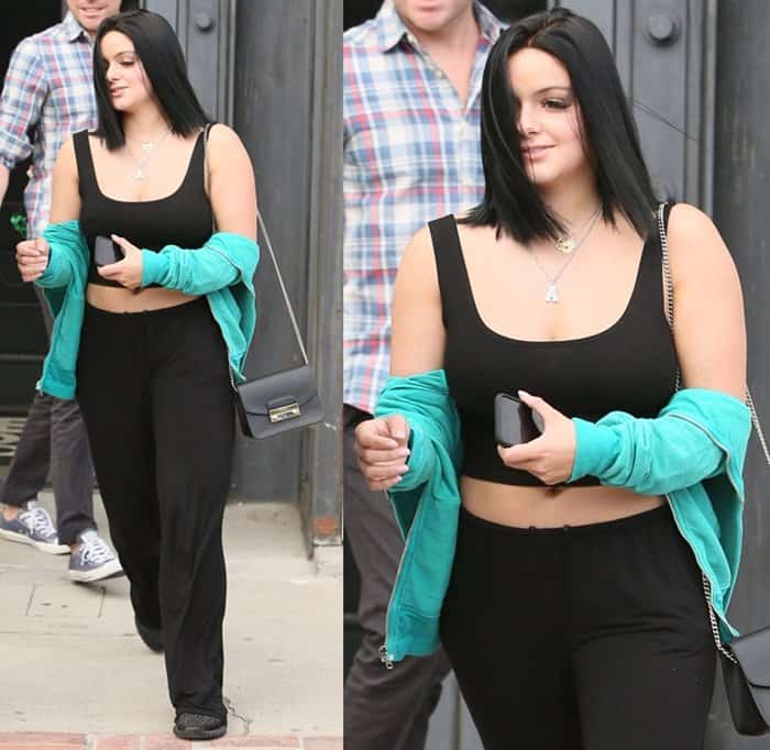 Ariel Winter spotted leaving 901 salon after having her hair cut.