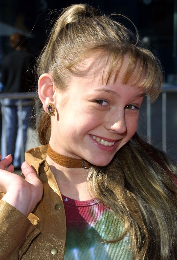 12-year-old actress Brie Larson attends the premiere of the film Big Fat Liar