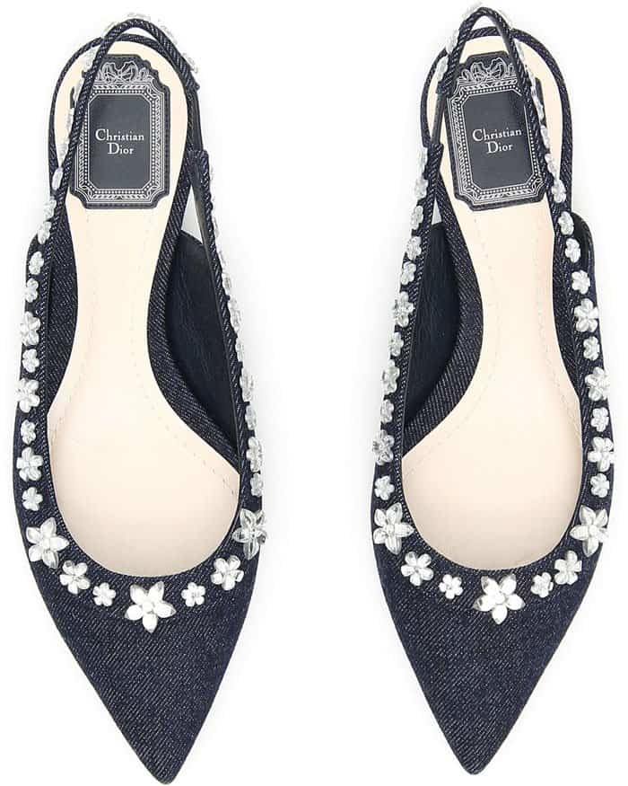 Christian Dior Garland Slingbacks