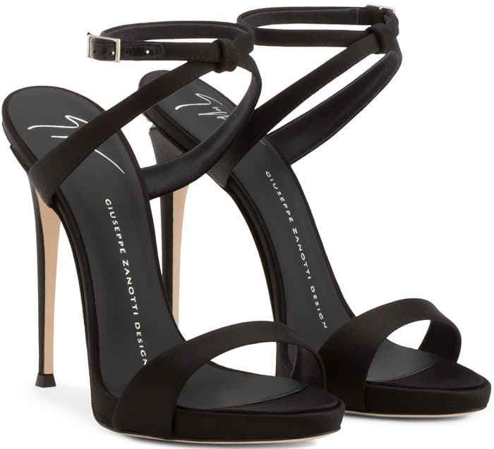 Giuseppe Zanotti Dionne Sandals with Crystals and Sculpted Heels