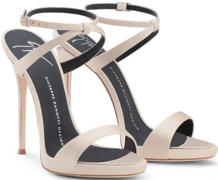 Giuseppe Zanotti Dionne Sandals with Crystals and Sculpted Heels