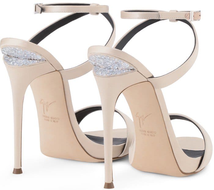 Giuseppe Zanotti Dionne Sandals with Crystals and Sculpted Heels