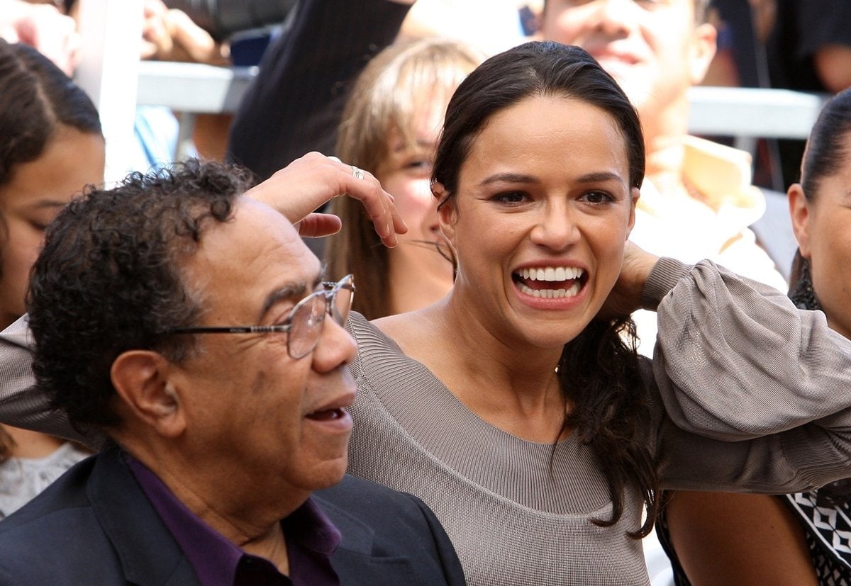 Vin Diesel's stepfather Irving Vincent and his Fast & Furious co-star Michelle Rodriguez whom he dated in 2001