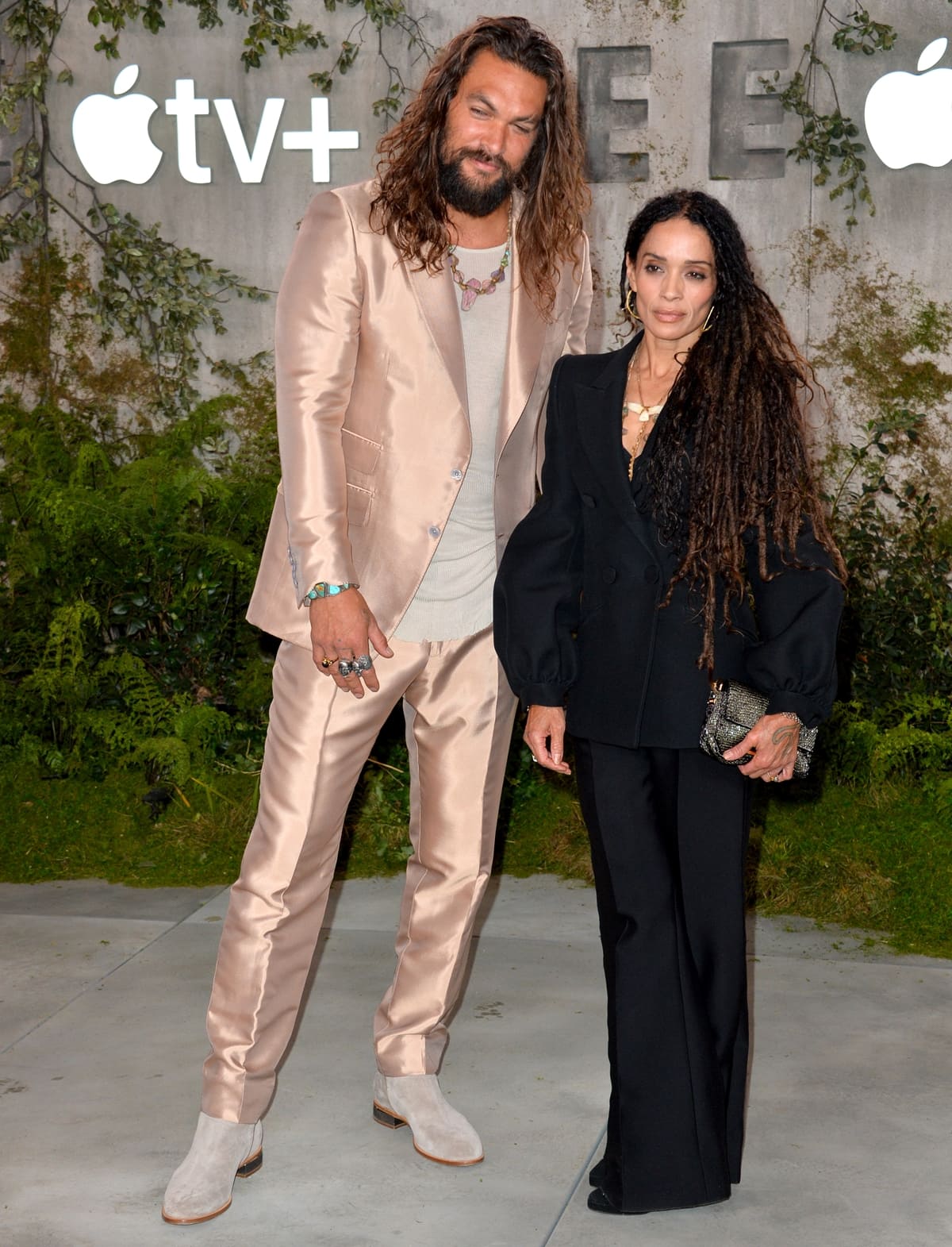 Jason Momoa and Lisa Bonet arrive for the World Premiere Of Apple TV+'s "See"