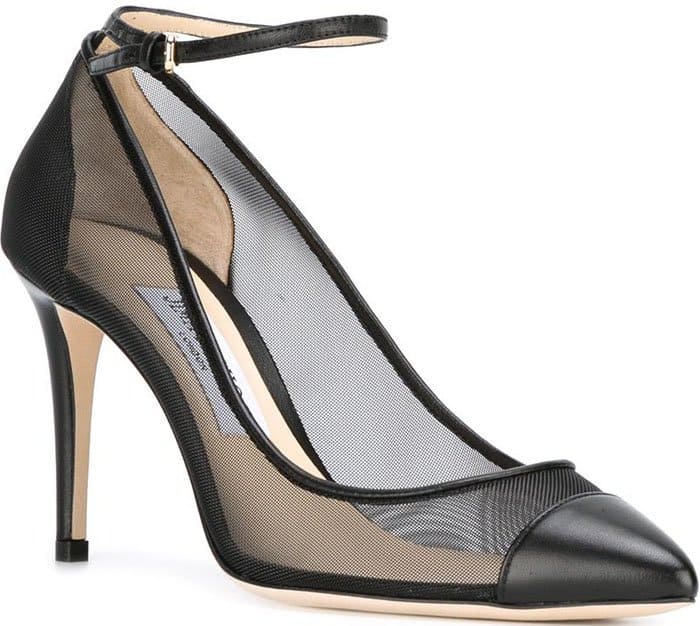 Jimmy Choo 'Tower' mesh pumps