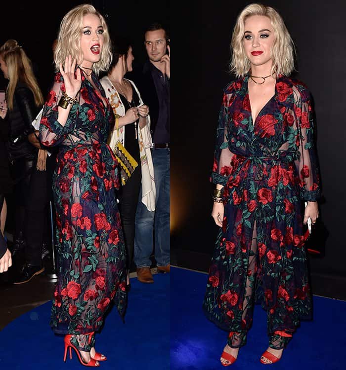 Katy Perry at Universal Music's 2017 Brit Awards annual after-party in London, England, on February 22, 2017