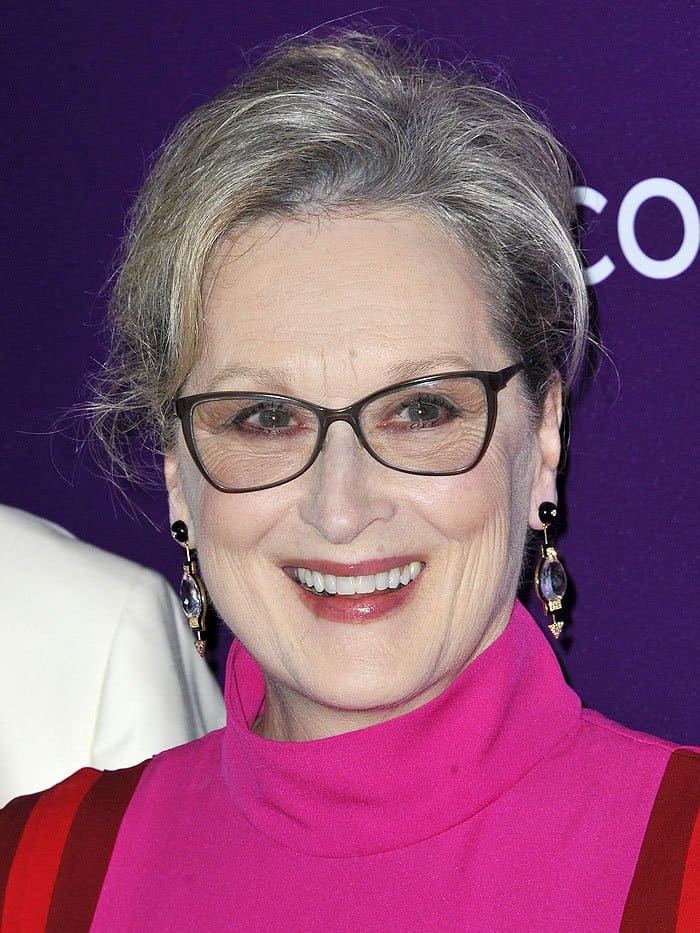 Meryl Streep is known for her designer glasses and eyeglasses frames that make a fashion statement