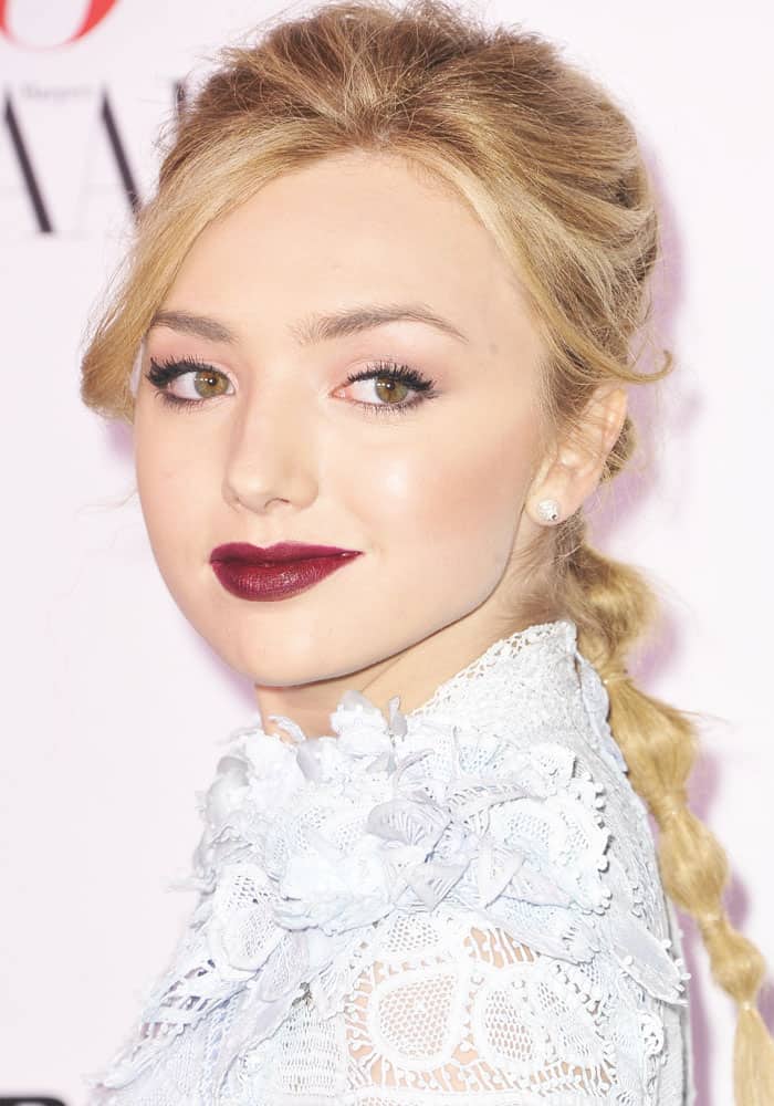 Peyton List at Harper’s Bazaar Celebrates 150 Most Fashionable Women held at the Sunset Tower Hotel in Los Angeles