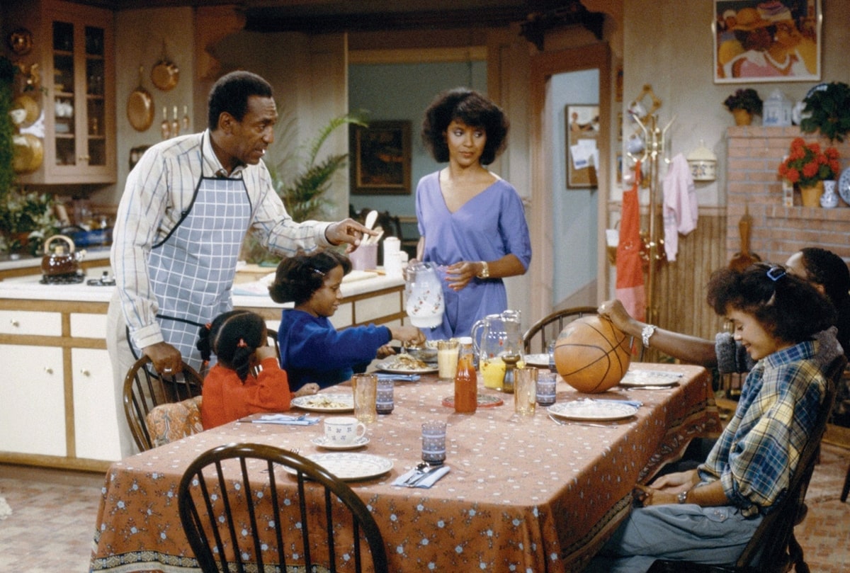 Bill Cosby as Heathcliff Huxtable, Phylicia Rashād as Clair Huxtable, Keshia Knight Pulliam as Rudy Huxtable, Malcolm-Jamal Warner as Theo Huxtable, Tempestt Bledsoe as Vanessa Huxtable, and Lisa Bonet as Denise Huxtable