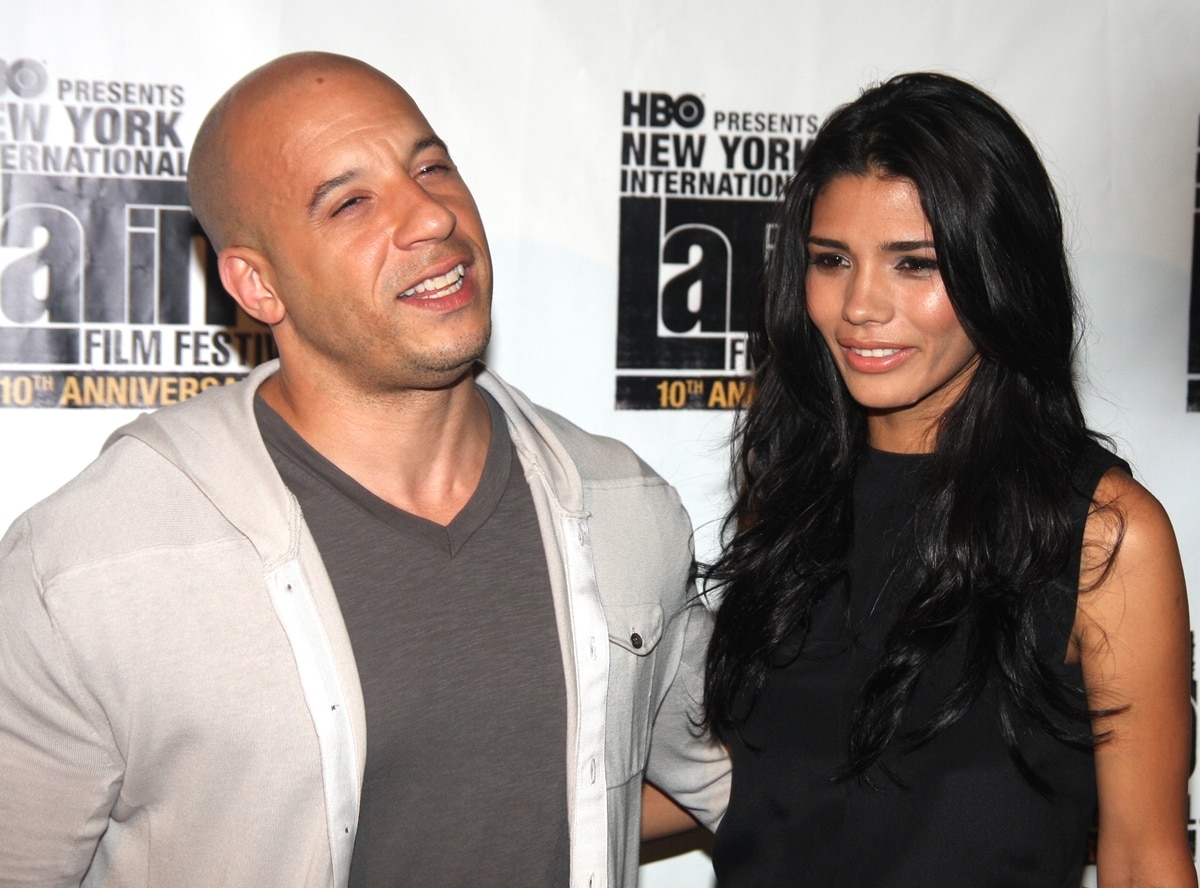 Actor Vin Diesel and his girlfriend Paloma Jimenez