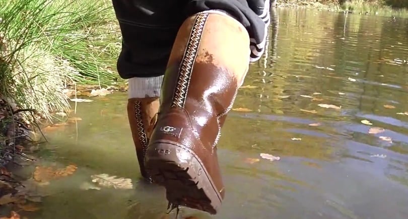 water damaged ugg boots