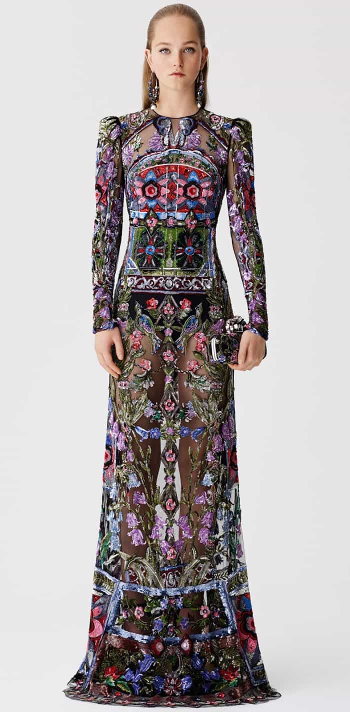 Alexander McQueen Resort 2017 Dress in Black