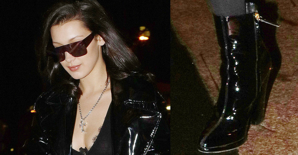 Bella Hadid’s Chrome Hearts Bag & Giuseppe Zanotti Boots Steal the Show