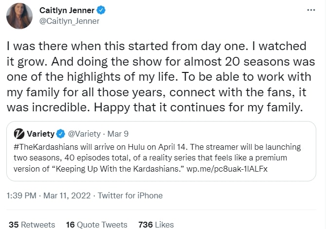 Caitlyn Jenner was disappointed to be “explicitly excluded” from the Kardashians’ new reality series with Disney and Hulu