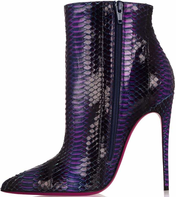 Christian Louboutin So Kate 120 Watersnake Ankle Boots