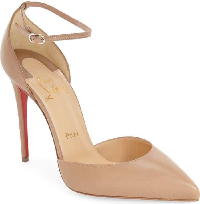 Nude Christian Louboutin "Uptown" Pumps