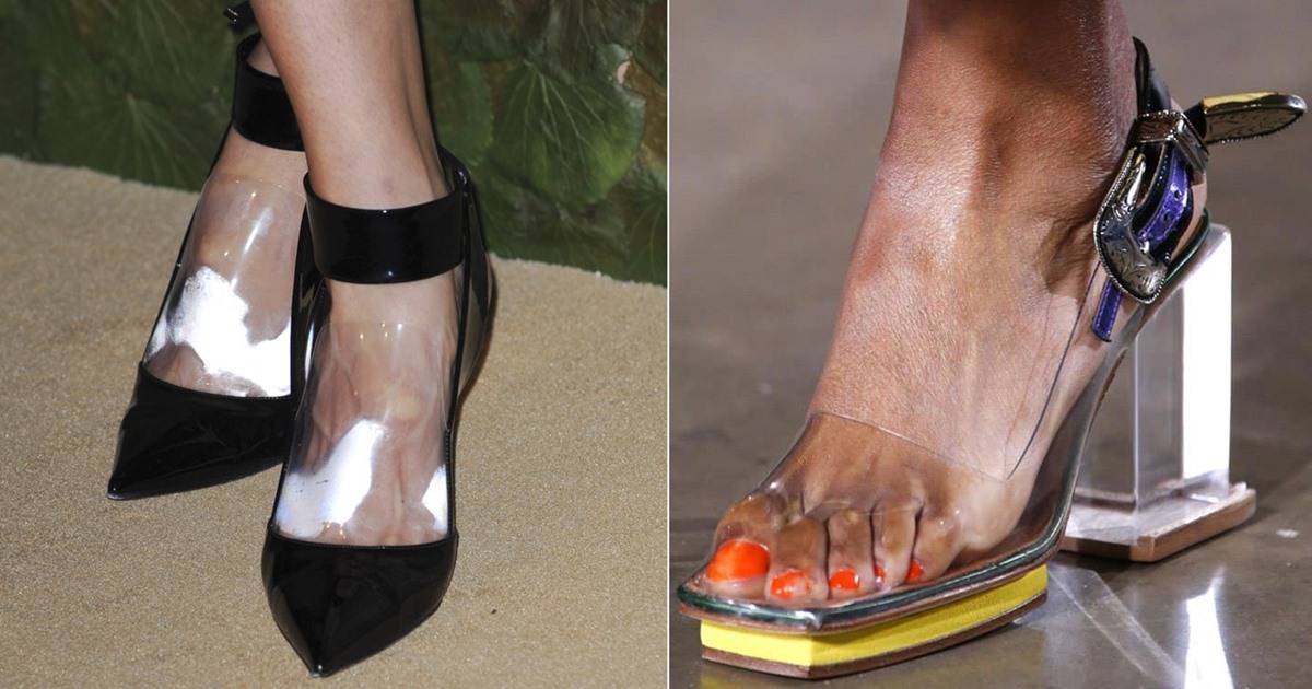 Sweaty Feet and Shoes 11 Nastiest Clear Shoe Disasters